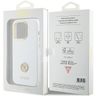 Guess GUHCP15XM4DGPH iPhone 15 Pro Max 6.7" biały/white hardcase Silicone Logo Strass 4G na NearMe.pl