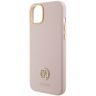 Guess GUHCP15SM4DGPP iPhone 15 / 14 / 13 6.1" jasnoróżowy/pink hardcase Silicone Logo Strass 4G na NearMe.pl