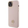 Guess GUHCP15M4DGPP iPhone 15 Plus / 14 Plus 6.7" jasnoróżowy/pink hardcase Silicone Logo Strass 4G na NearMe.pl