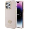 Guess GUHCP15LM4DGPP iPhone 15 Pro 6.1" jasnoróżowy/pink hardcase Silicone Logo Strass 4G na NearMe.pl