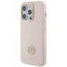 Guess GUHCP15LM4DGPP iPhone 15 Pro 6.1" jasnoróżowy/pink hardcase Silicone Logo Strass 4G na NearMe.pl