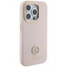 Guess GUHCP15LM4DGPP iPhone 15 Pro 6.1" jasnoróżowy/pink hardcase Silicone Logo Strass 4G na NearMe.pl