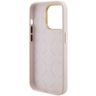 Guess GUHCP15LM4DGPP iPhone 15 Pro 6.1" jasnoróżowy/pink hardcase Silicone Logo Strass 4G na NearMe.pl