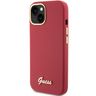 Guess GUHCP15SSMBSLM iPhone 15 / 14 / 13 6.1" magenta hardcase Silicone Script Metal Logo & Frame na NearMe.pl