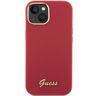 Guess GUHCP15SSMBSLM iPhone 15 / 14 / 13 6.1" magenta hardcase Silicone Script Metal Logo & Frame na NearMe.pl