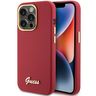 Guess GUHCP15XSMBSLM iPhone 15 Pro Max 6.7" magenta hardcase Silicone Script Metal Logo & Frame na NearMe.pl