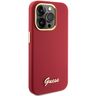 Guess GUHCP15XSMBSLM iPhone 15 Pro Max 6.7" magenta hardcase Silicone Script Metal Logo & Frame na NearMe.pl