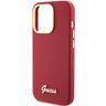 Guess GUHCP15XSMBSLM iPhone 15 Pro Max 6.7" magenta hardcase Silicone Script Metal Logo & Frame na NearMe.pl