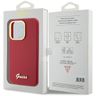 Guess GUHCP15XSMBSLM iPhone 15 Pro Max 6.7" magenta hardcase Silicone Script Metal Logo & Frame na NearMe.pl