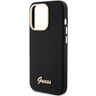Guess GUHCP15LSMBSLK iPhone 15 Pro 6.1" czarny/black hardcase Silicone Script Metal Logo & Frame na NearMe.pl