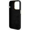 Guess GUHCP15XSMBSLK iPhone 15 Pro Max 6.7" czarny/black hardcase Silicone Script Metal Logo & Frame na NearMe.pl