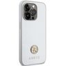 Guess GUHCP15LPS4DGPS iPhone 15 Pro 6.1" srebrny/silver hardcase Strass Metal Logo na NearMe.pl