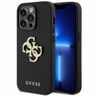 Guess GUHCP15XPSP4LGK iPhone 15 Pro Max 6.7" czarny/black hardcase Leather Perforated 4G Glitter Logo na NearMe.pl