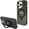 Guess GUHMP15LHRSGSK iPhone 15 Pro 6.1" czarny/black hardcase Ring Stand Script Glitter MagSafe na NearMe.pl