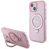 Guess GUHMP15MHRSGSP iPhone 15 Plus / 14 Plus 6.7" różowy/pink hardcase Ring Stand Script Glitter MagSafe na NearMe.pl