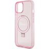 Guess GUHMP15MHRSGSP iPhone 15 Plus / 14 Plus 6.7" różowy/pink hardcase Ring Stand Script Glitter MagSafe na NearMe.pl