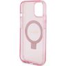 Guess GUHMP15MHRSGSP iPhone 15 Plus / 14 Plus 6.7" różowy/pink hardcase Ring Stand Script Glitter MagSafe na NearMe.pl