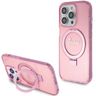 Guess GUHMP15LHRSGSP iPhone 15 Pro 6.1" różowy/pink hardcase Ring Stand Script Glitter MagSafe na NearMe.pl