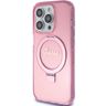 Guess GUHMP15LHRSGSP iPhone 15 Pro 6.1" różowy/pink hardcase Ring Stand Script Glitter MagSafe na NearMe.pl