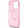 Guess GUHMP15XHRSGSP iPhone 15 Pro Max 6.7" różowy/pink hardcase Ring Stand Script Glitter MagSafe na NearMe.pl