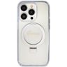 Guess GUHMP15LHRSGSD iPhone 15 Pro 6.1" przezroczysty/transparent hardcase Ring Stand Script Glitter MagSafe na NearMe.pl