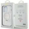 Guess GUHMP15LHRSGSD iPhone 15 Pro 6.1" przezroczysty/transparent hardcase Ring Stand Script Glitter MagSafe na NearMe.pl