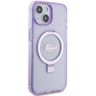 Guess GUHMP15SHRSGSU iPhone 15 / 14 / 13 6.1" fioletowy/purple hardcase Ring Stand Script Glitter MagSafe na NearMe.pl