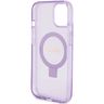 Guess GUHMP15SHRSGSU iPhone 15 / 14 / 13 6.1" fioletowy/purple hardcase Ring Stand Script Glitter MagSafe na NearMe.pl