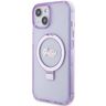 Guess GUHMP15MHRSGSU iPhone 15 Plus / 14 Plus 6.7" fioletowy/purple hardcase Ring Stand Script Glitter MagSafe na NearMe.pl