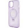 Guess GUHMP15MHRSGSU iPhone 15 Plus / 14 Plus 6.7" fioletowy/purple hardcase Ring Stand Script Glitter MagSafe na NearMe.pl
