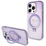 Guess GUHMP15LHRSGSU iPhone 15 Pro 6.1" fioletowy/purple hardcase Ring Stand Script Glitter MagSafe na NearMe.pl