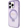 Guess GUHMP15XHRSGSU iPhone 15 Pro Max 6.7" fioletowy/purple hardcase Ring Stand Script Glitter MagSafe na NearMe.pl