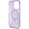 Guess GUHMP15XHRSGSU iPhone 15 Pro Max 6.7" fioletowy/purple hardcase Ring Stand Script Glitter MagSafe na NearMe.pl