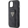 Guess GUHCP15SPGS4TDK iPhone 15 / 14 / 13 6.1" czarny/black hardcase Grip Stand 4G Triangle Strass na NearMe.pl