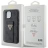 Guess GUHCP15SPGS4TDK iPhone 15 / 14 / 13 6.1" czarny/black hardcase Grip Stand 4G Triangle Strass na NearMe.pl