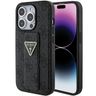 Guess GUHCP15XPGS4TDK iPhone 15 Pro Max 6.7" czarny/black hardcase Grip Stand 4G Triangle Strass na NearMe.pl