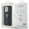 Guess GUHCP15XPGS4TDK iPhone 15 Pro Max 6.7" czarny/black hardcase Grip Stand 4G Triangle Strass na NearMe.pl