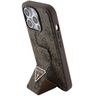 Guess GUHCP15LPGS4TDW iPhone 15 Pro 6.1" brązowy/brown hardcase Grip Stand 4G Triangle Strass na NearMe.pl