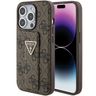 Guess GUHCP15XPGS4TDW iPhone 15 Pro Max 6.7" brązowy/brown hardcase Grip Stand 4G Triangle Strass na NearMe.pl