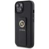 Guess GUHCP15SPGSSADK iPhone 15 / 14 / 13 6.1" czarny/black hardcase Grip Stand 4G Saffiano Strass na NearMe.pl