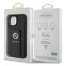 Guess GUHCP15SPGSSADK iPhone 15 / 14 / 13 6.1" czarny/black hardcase Grip Stand 4G Saffiano Strass na NearMe.pl