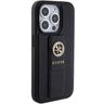 Guess GUHCP15LPGSSADK iPhone 15 Pro 6.1" czarny/black hardcase Grip Stand 4G Saffiano Strass na NearMe.pl