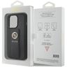 Guess GUHCP15LPGSSADK iPhone 15 Pro 6.1" czarny/black hardcase Grip Stand 4G Saffiano Strass na NearMe.pl