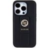 Guess GUHCP15XPGSSADK iPhone 15 Pro Max 6.7" czarny/black hardcase Grip Stand 4G Saffiano Strass na NearMe.pl