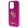 Guess GUHCP15LHG4SGU iPhone 15 Pro 6.1" fioletowy/purple hardcase Glitter Script Big 4G na NearMe.pl