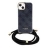 Guess GUHCP15SHC4SEK iPhone 15 / 14 / 13 6.1" czarny/black hardcase Crossbody Cord 4G Print na NearMe.pl