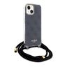 Guess GUHCP15SHC4SEK iPhone 15 / 14 / 13 6.1" czarny/black hardcase Crossbody Cord 4G Print na NearMe.pl