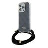 Guess GUHCP15XHC4SEK iPhone 15 Pro Max 6.7" czarny/black hardcase Crossbody Cord 4G Print na NearMe.pl