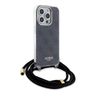 Guess GUHCP15XHC4SEK iPhone 15 Pro Max 6.7" czarny/black hardcase Crossbody Cord 4G Print na NearMe.pl