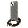 Guess GUHCP15SHC4SEW iPhone 15 / 14 / 13 6.1" brązowy/brown hardcase Crossbody Cord 4G Print na NearMe.pl